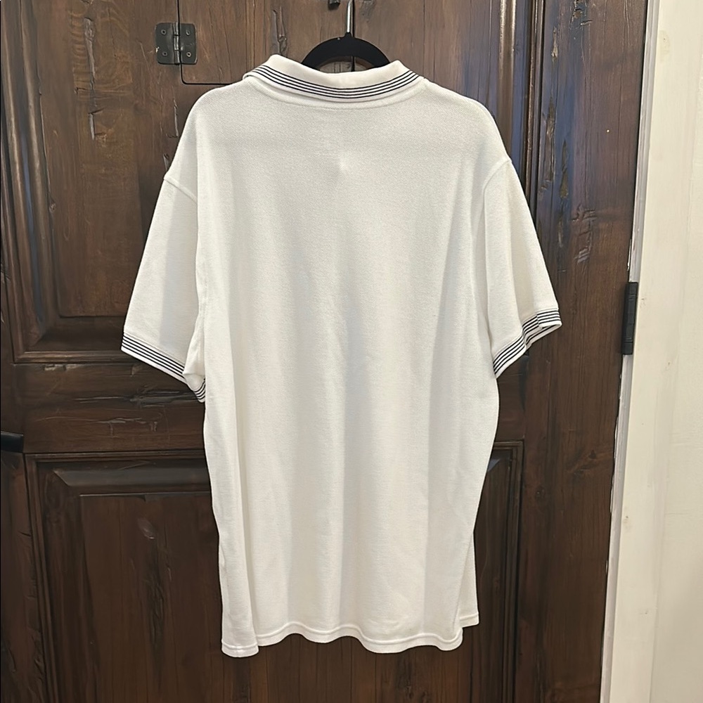 Casual White Polo Shirt - Picture 4 of 4